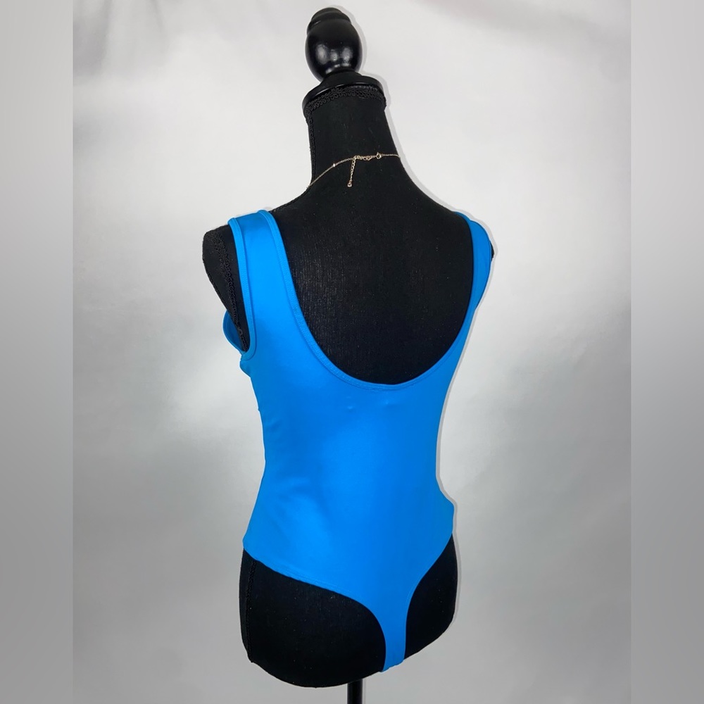 Bodysuit Large Carribean Blue F21 Scoopback - Picture 5 of 7